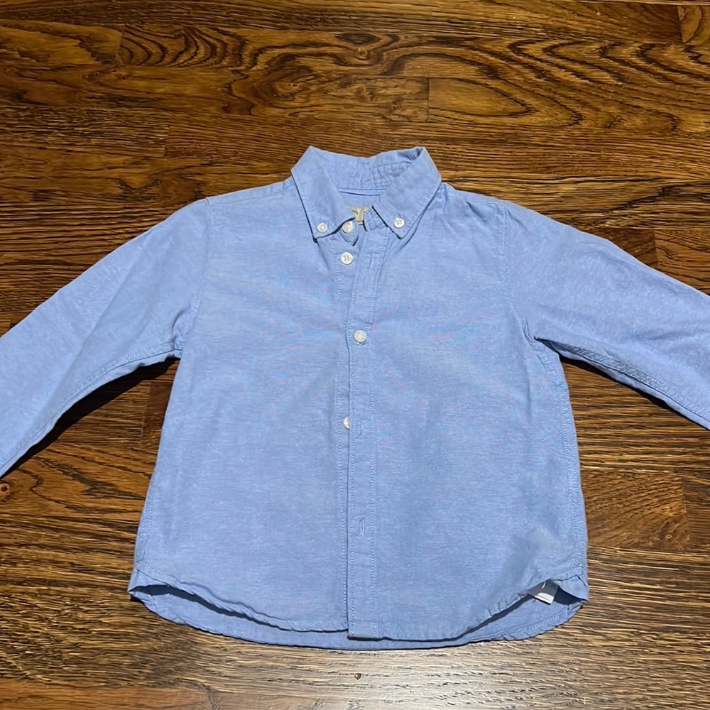 Zara shirt boy top 3 4 blue